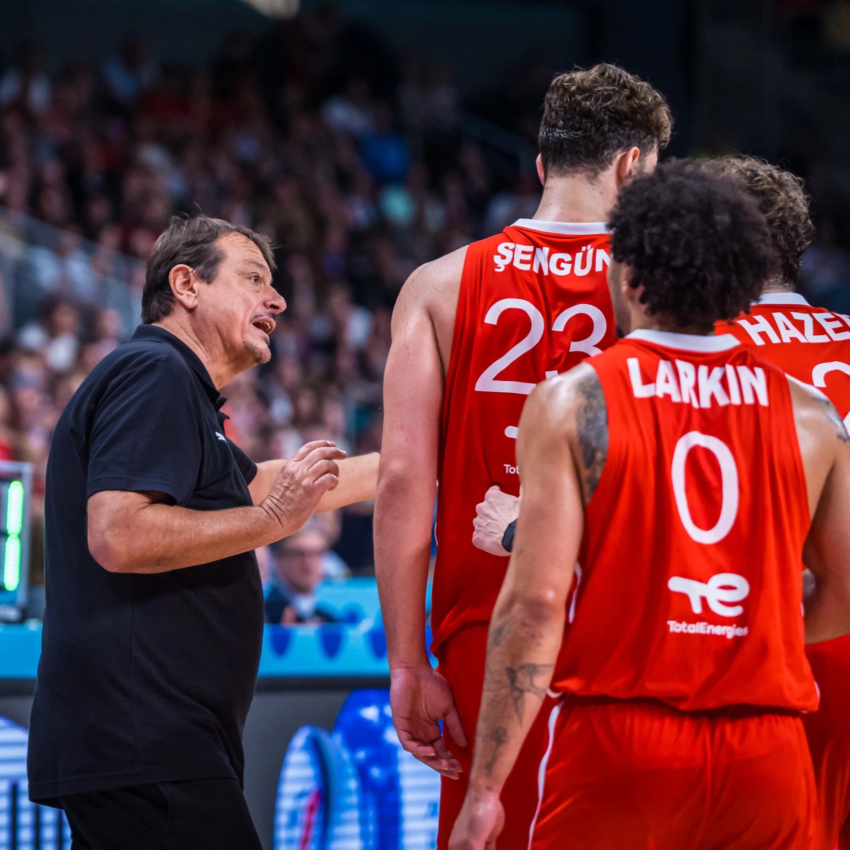 Ergin Ataman knows what he has in Alperen Sengun and wants to maximise the impact of the Houston Rockets star. (Credit FIBA)