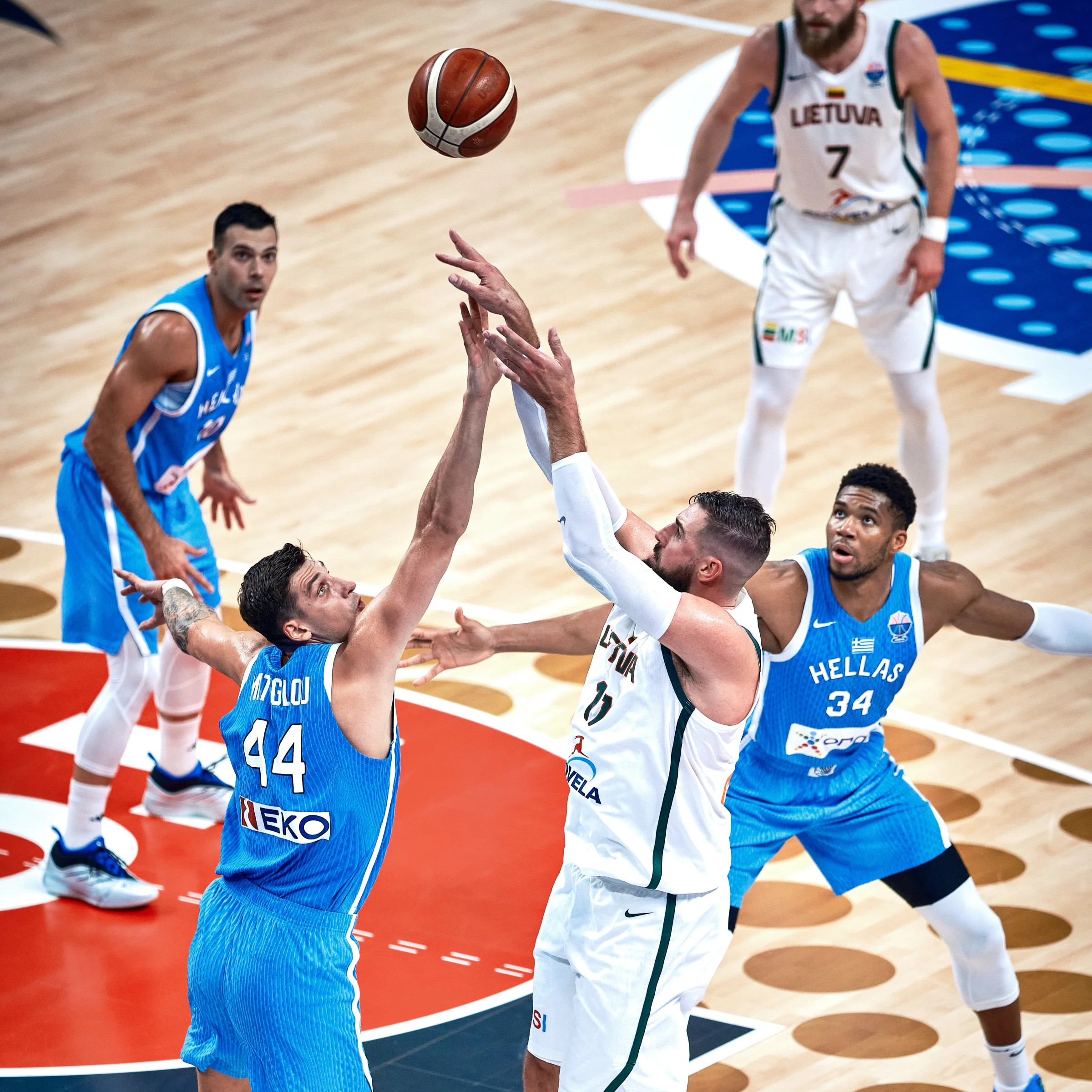 Jonas Valanciunas utterly dominated Dinos Mitoglu until the latter was finally forced to sit with foul trouble.