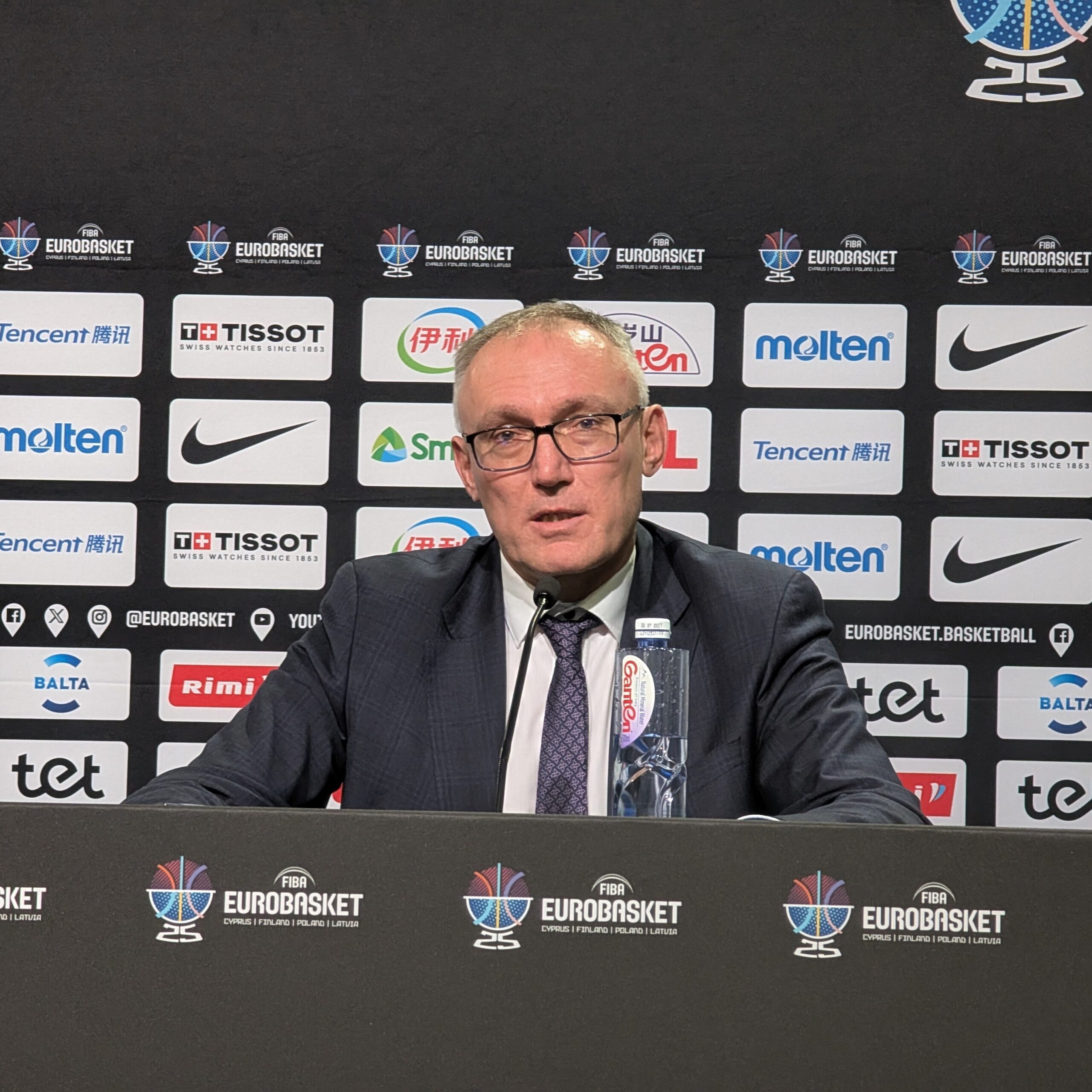 Kamil Novak addressed the challenges facing Great Britain amongst other matters at EuroBasket 2025.