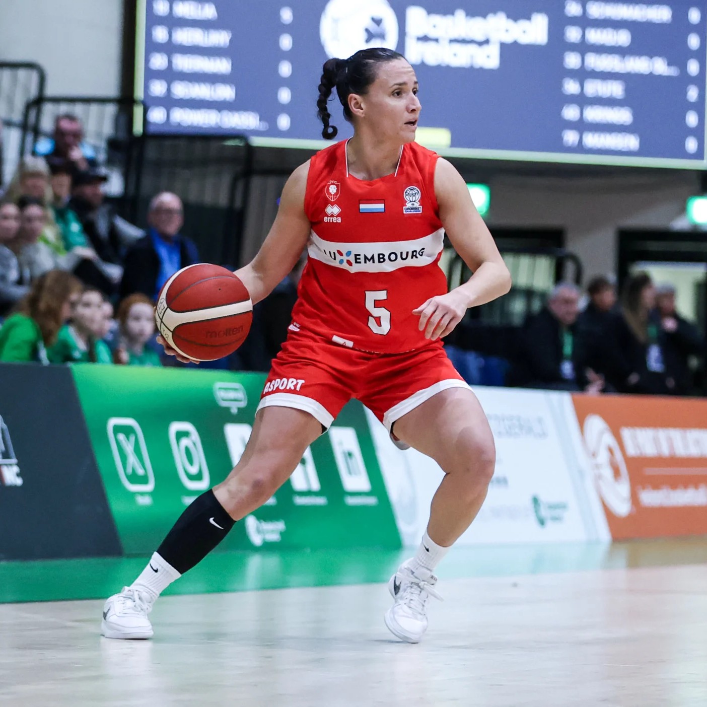 Magaly Meynadier is a rare veteran amongst a youthful and deep Luxembourg line-up. (Photo: FIBA)