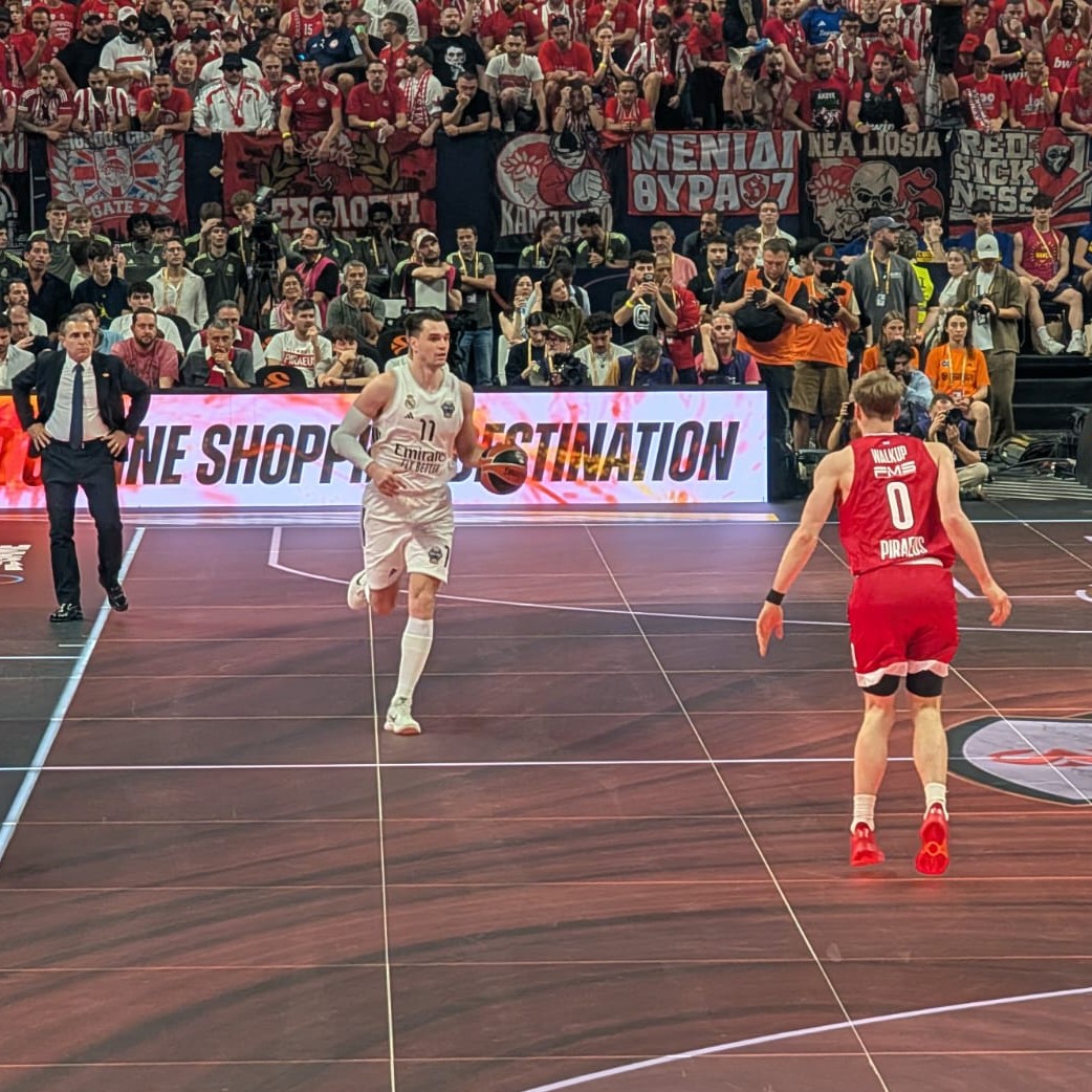 Mario Hezonja started and finished a run that reminded Olympiacos that Real Madrid were in this fight to the end at the Euroleague Final Four