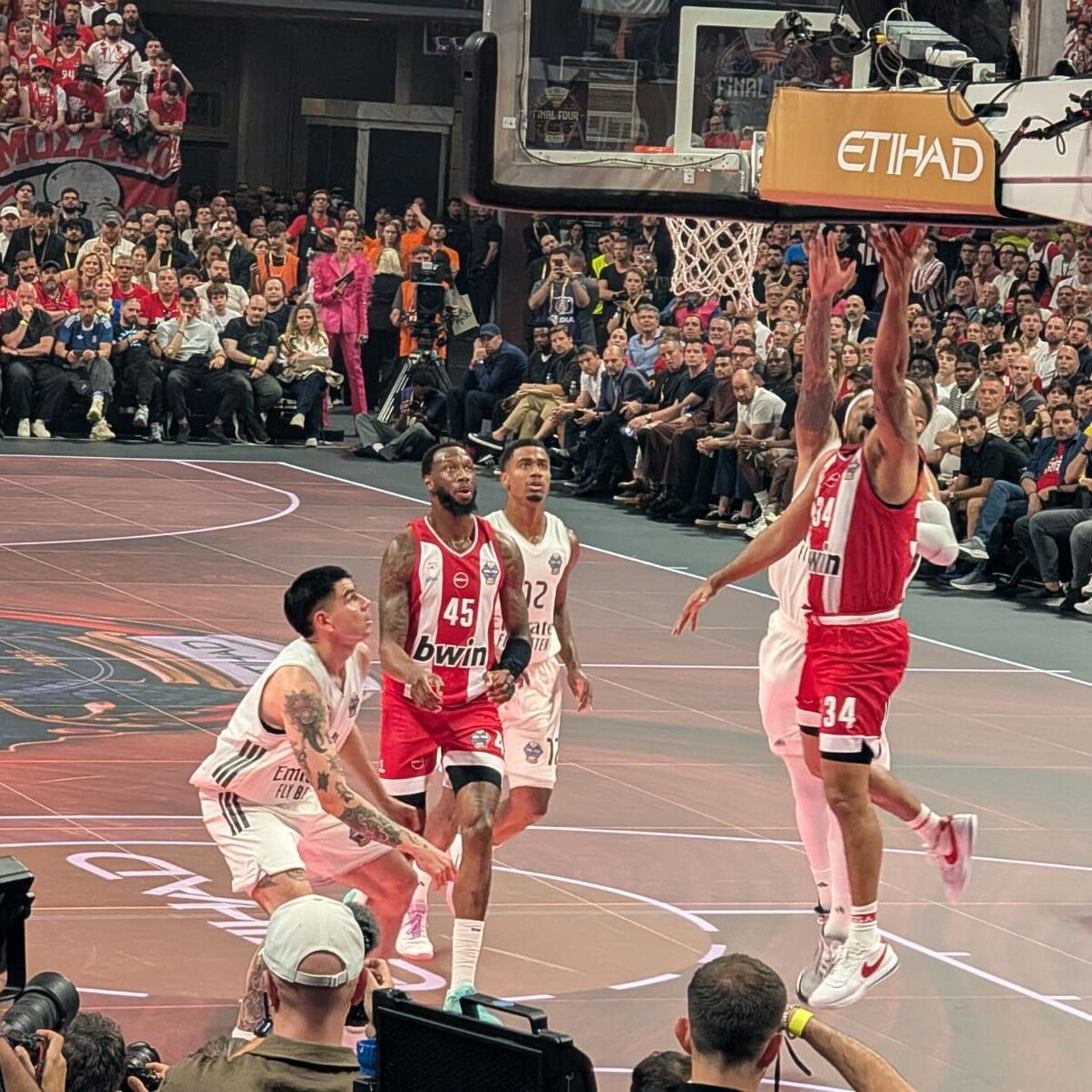 It was a fight from start to finish but Olympiacos found a way to conquer Real Madrid in the title game at the Euroleague Final Four