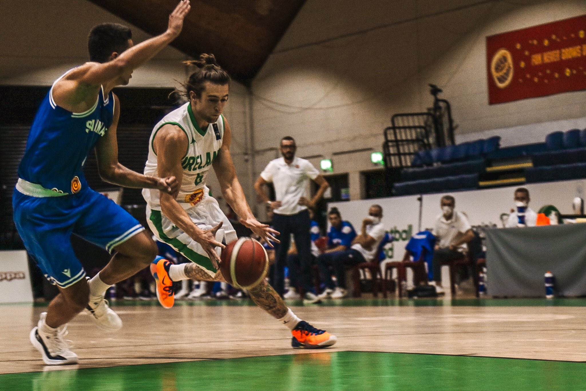 Ireland's Lorcan Murphy in action against San Marino and the FIBA European Championships for Small Countries