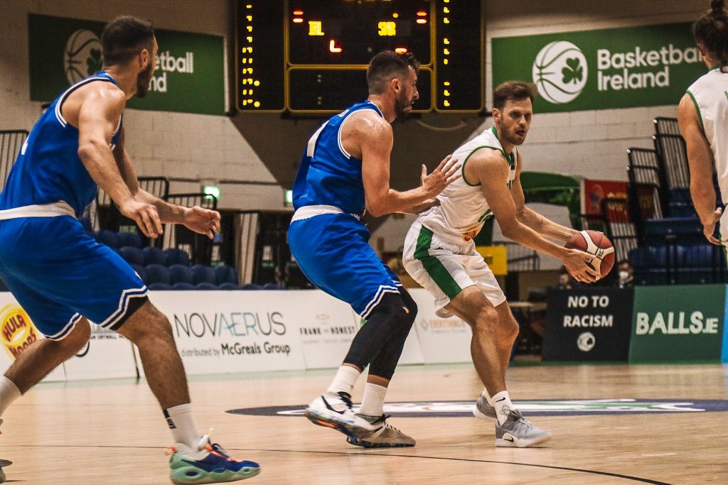 Ireland's Will Hanley in action against San Marino in the FIBA European Championships for Small Countries
