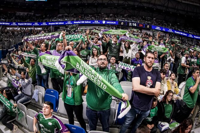 European basketball fans always bring passion to games.