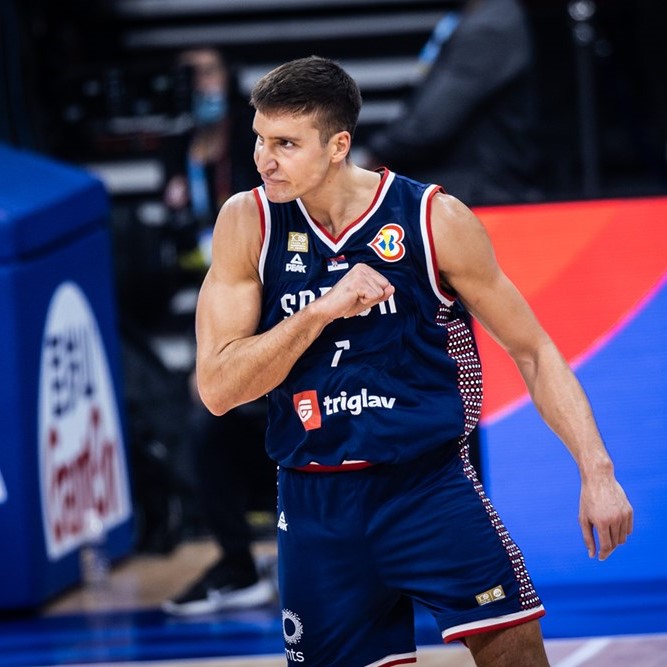 Bogdan Bogdanovic dominated for Serbia in their win over Lithuania at the 2023 FIBA World Cup