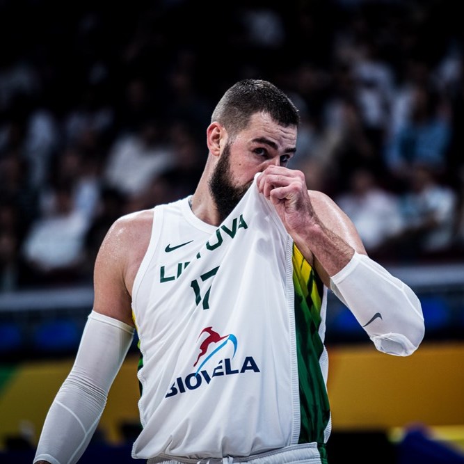 Jonas Valanciunas and Lithuania will look to finish the 2023 FIBA World Cup on a high when they take on Davis Bertans and Latvia