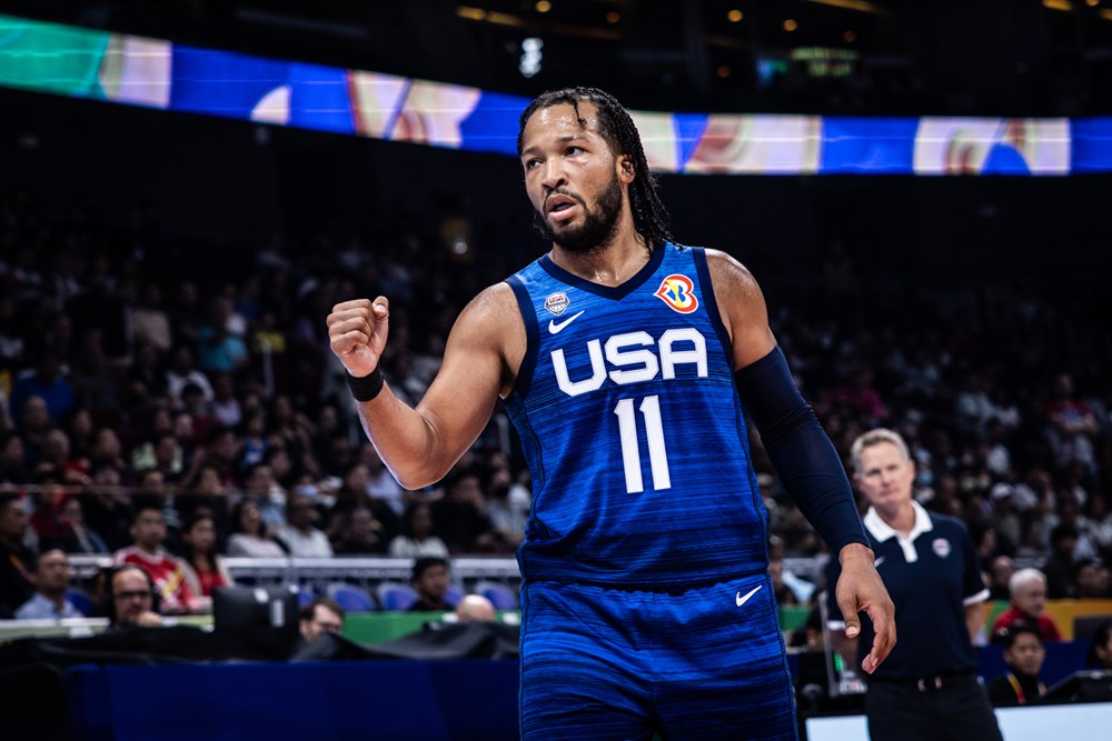 Jalen Brunson was always a threat as the USA crushed Italy at the 2023 FIBA World Cup