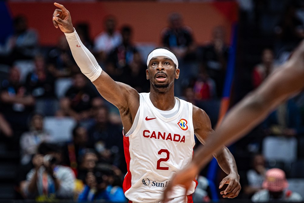 Shai Gilgeous-Alexander has become a leader for Canada at the 2023 FIBA World Cup.