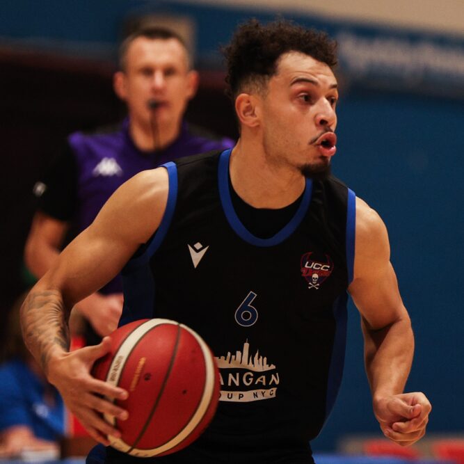 James Beckom makes his debut for the Ireland basketball team in the 2027 FIBA World Cup qualifiers this week