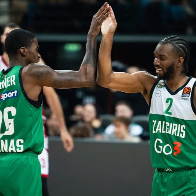 Edmond Sumner starred but a cool headed display from Keenan Evans was crucial as Zalgiris Kaunas overcame Olimpia Milano in Euroleague Basketball