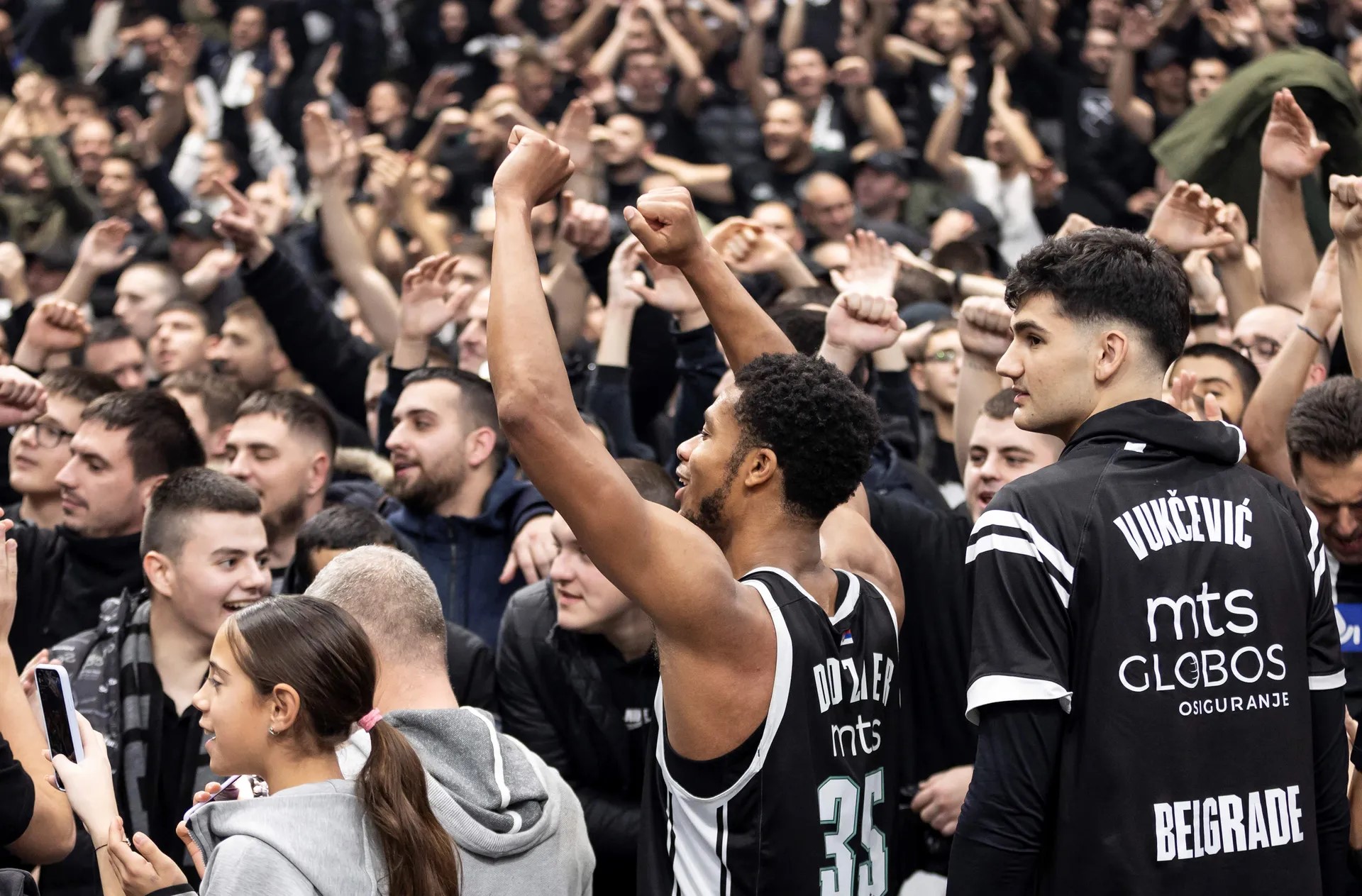 The fans of Partizan have won a viral following worldwide