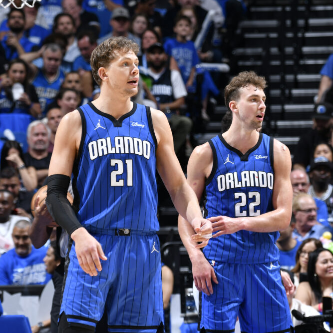 Franz Wagner, with some help from his brother Moe, has turned into a difference maker for the Orlando Magic in the NBA Playoffs