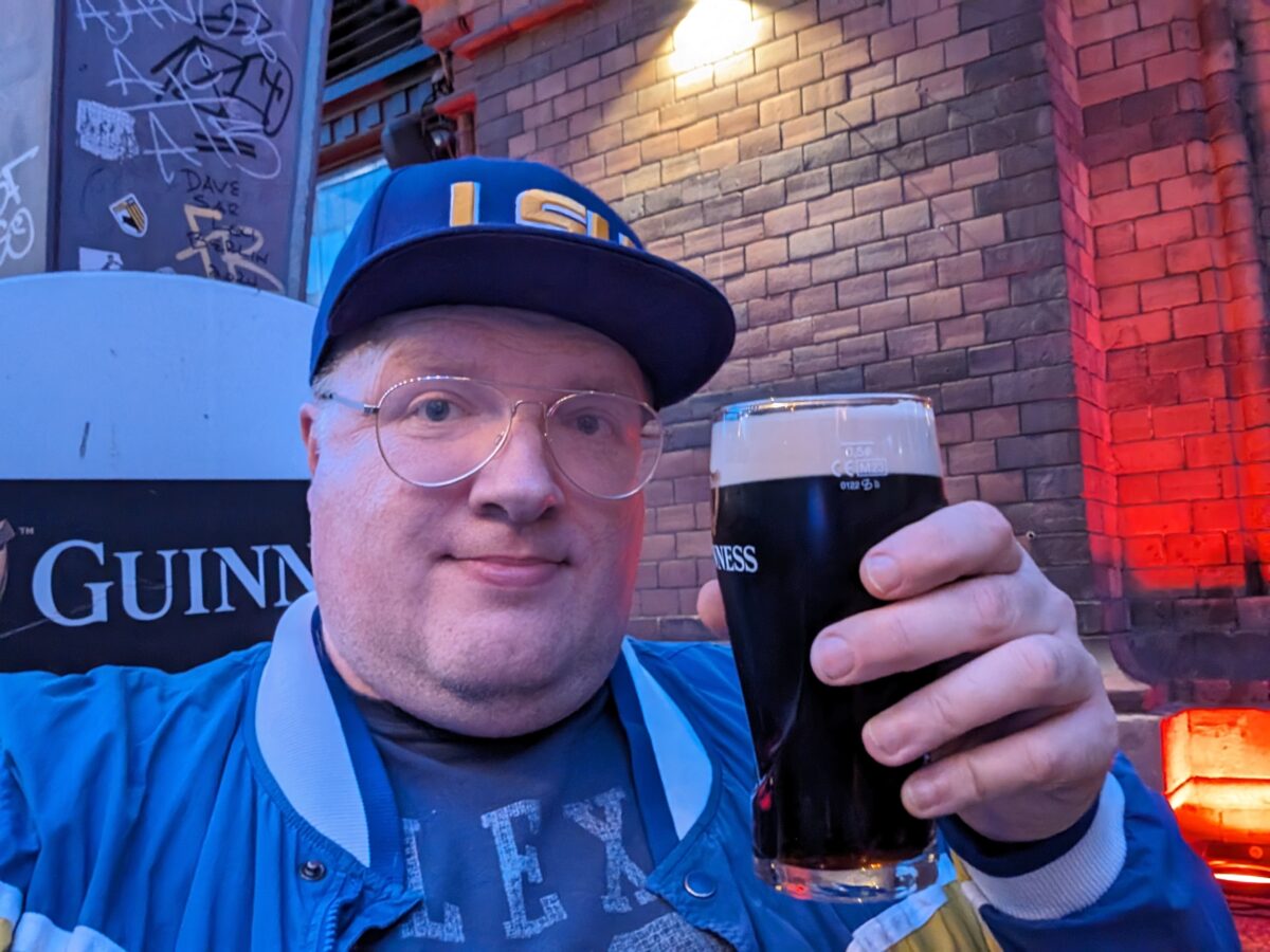 Raising a glass to Dad in Berlin ahead of the Euroleague Final Four.