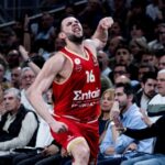 Kostas Papanikolaou plays a smaller on-court role these days, but his leadership remains vital to Olympiacos’ pursuit of a Euroleague title.
