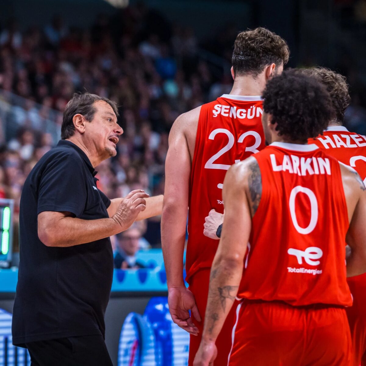 Ergin Ataman knows what he has in Alperen Sengun and wants to maximise the impact of the Houston Rockets star. (Credit FIBA)