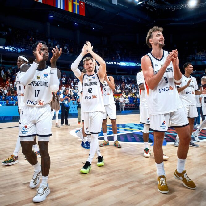 Germany’s depth has powered Franz Wagner, Dennis Schroder and company to the EuroBasket 2025 final. Türkiye will test it like no one else. (Credit FIBA)