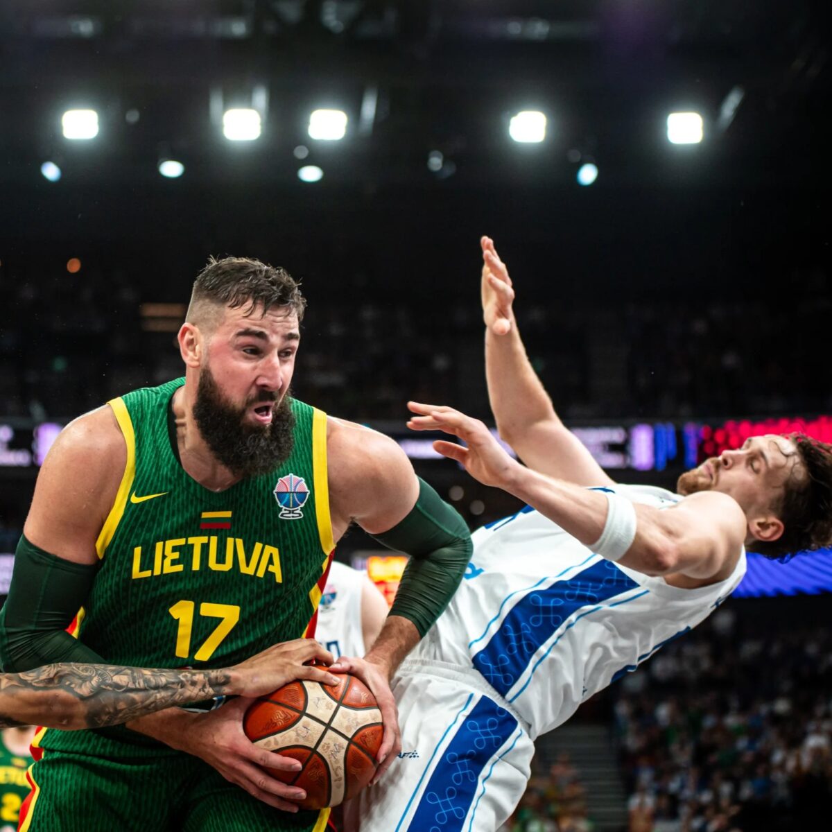 Jonas Valanciunas may have taken a step back for Lithuania but he still more than made his presence felt in their win over Finland at EuroBasket 2025.
