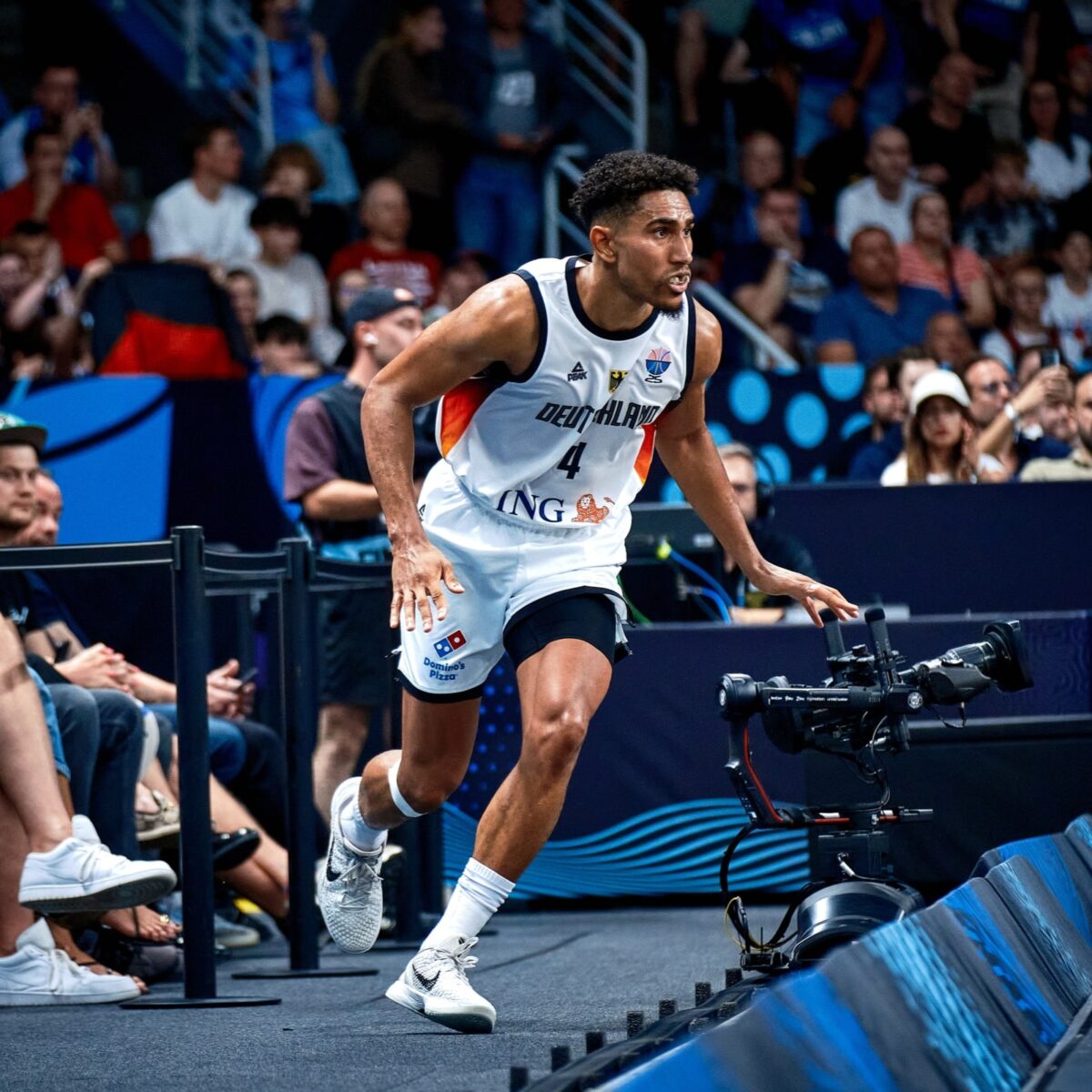 Maodo Lo has been the straw that stirs the drink for Germany at EuroBasket 2025. (Credit FIBA)