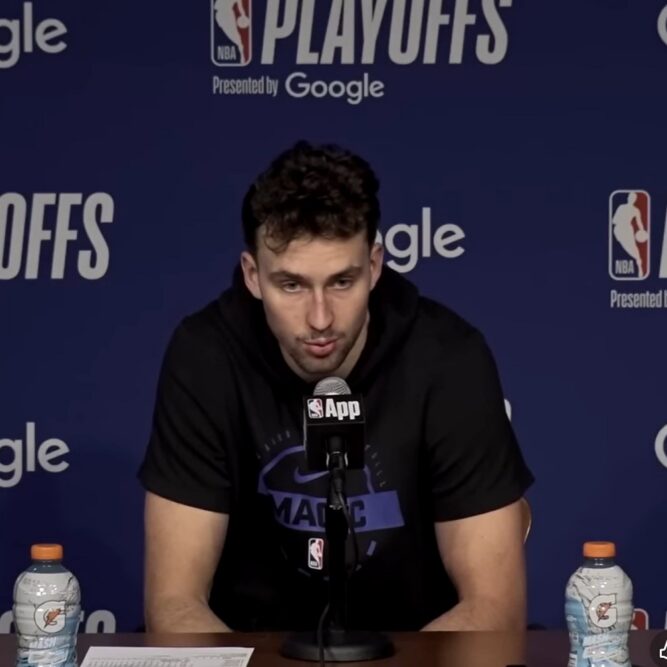 Franz Wagner delivered when he could as the Orlando Magic beat the Detroit Pistons in Game 4 but his future in the NBA Playoffs is in doubt.,