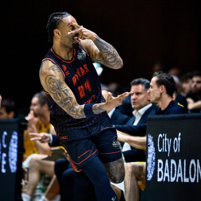 The herocis of Marcelinho Huertas weren't enough as Rytas Vilnius stunned Tenerife in the Basketball Champions League Final Four. Photo: BCL