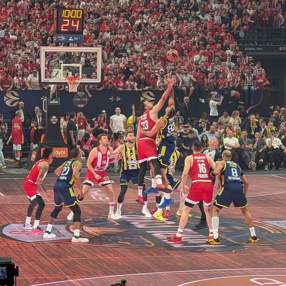 In front of a raucous crowd, Olympiacos got the job done with their modular brand of basketball at the Euroleague Final Four.