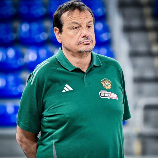 Ergin Ataman is under pressure at Panathinaikos but, after Game 1 against Olympiacos, he is still setting the terms for whatever comes next.