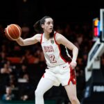 Caitlin Clark in action for USA against China at the 2026 FIBA Women’s World Cup in Berlin. (Pic: FIBA)