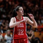 Caitlin Clark drives USA’s younger line-up against Spain in the 2026 FIBA Women’s World Cup semi-final. (PIC: FIBA)