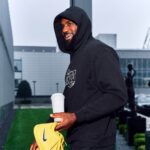 LeBron James at 76ers media day in September 2026, after signing a two-year, $8 million contract with Philadelphia